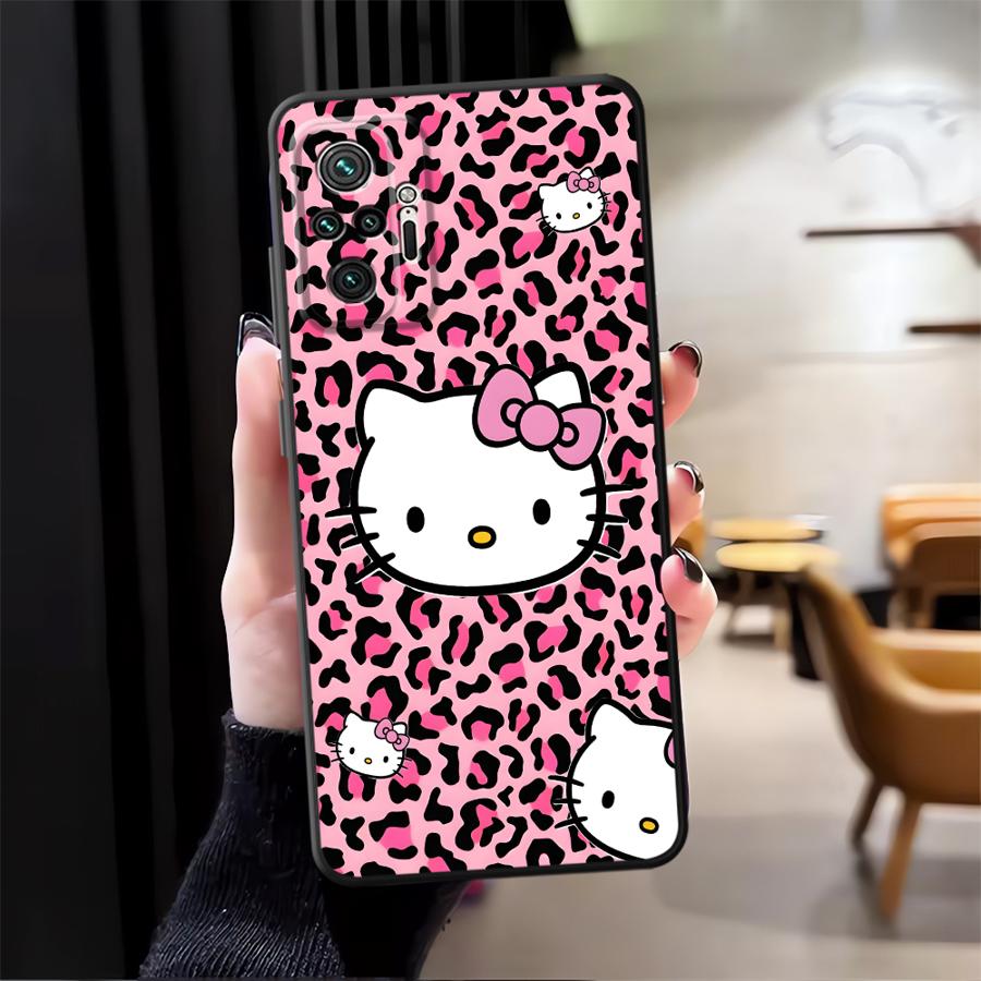 Чехол для телефона Leopard Hello K-Kittys для Xiaomi Redmi Note 14 12S A4 A5 10 12 11 Pro 11S 14C 13 Pro Plus A1 A2 A3 K40 K80 12C