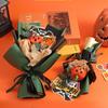 Pumpkin Flower Bouquet Halloween Decoration Simulated Bouquet Artificial Finished Bouquet Flower Funny Scary Gifts