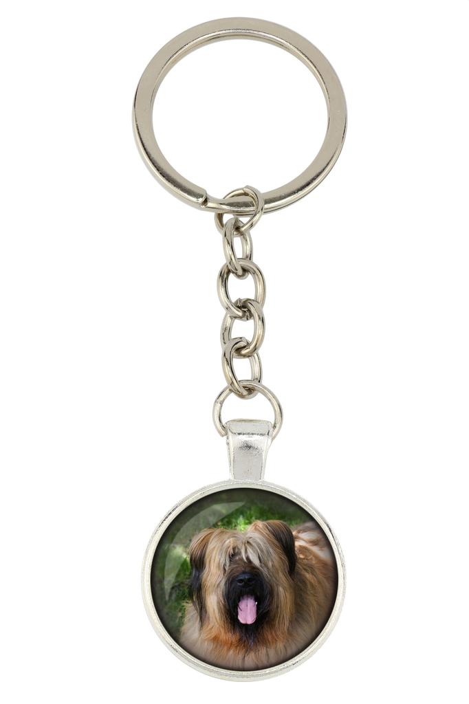Briard, Berger De Brie - Keychain In a Box, Own Photo, Keychain Pendant from Art-Dog Brand