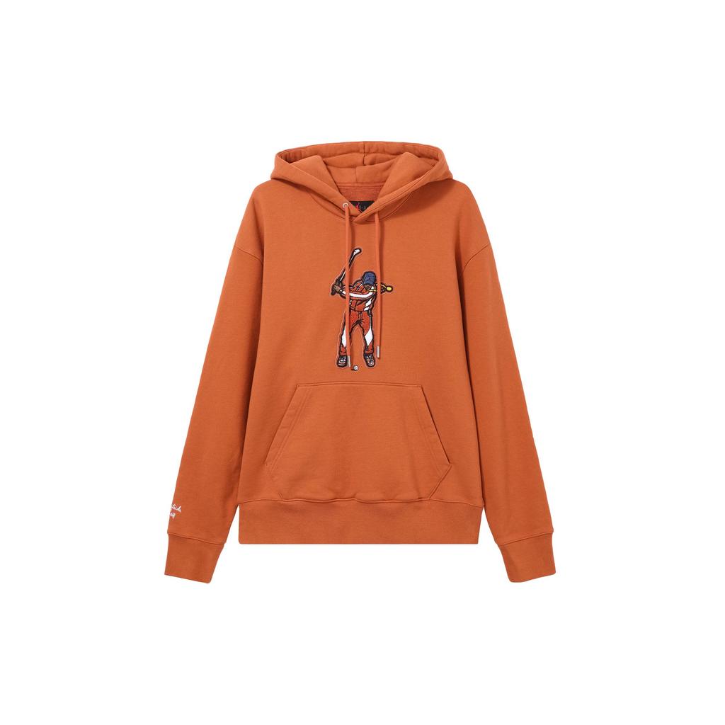 Air Jordan X Eastside Golf Fleece Hoodie Burnt Sunrise/Midnight Navy/White Men Tops Orange DV1888-861