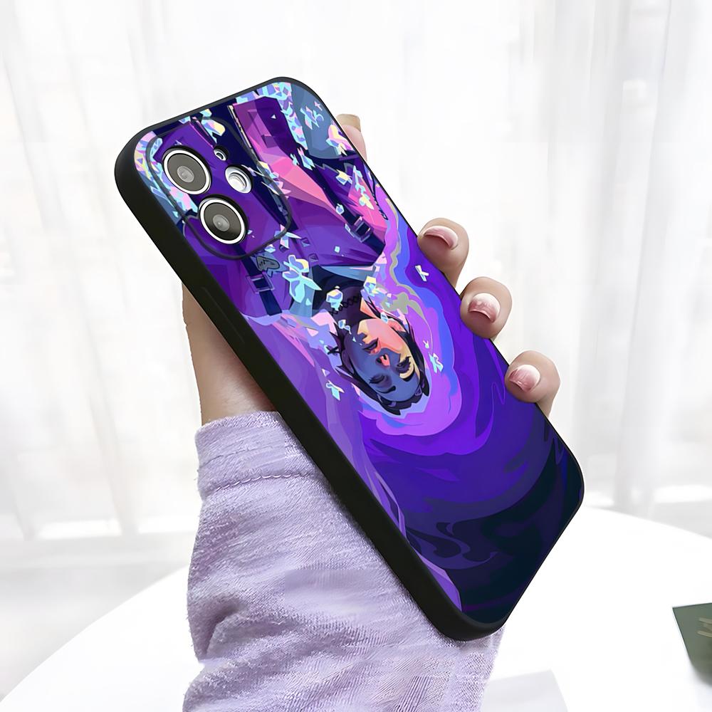 Чехол для телефона V-Valorant для IPhone 17 Pro Max 15 Pro 16 14 Plus 12 13 Mini 11 Pro, противоударный, мягкий чехол