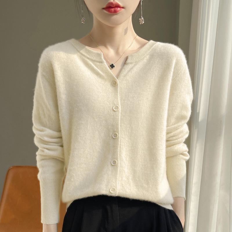 Women S Casual V Neck Long Sleeve Knit Cardigan Coat
