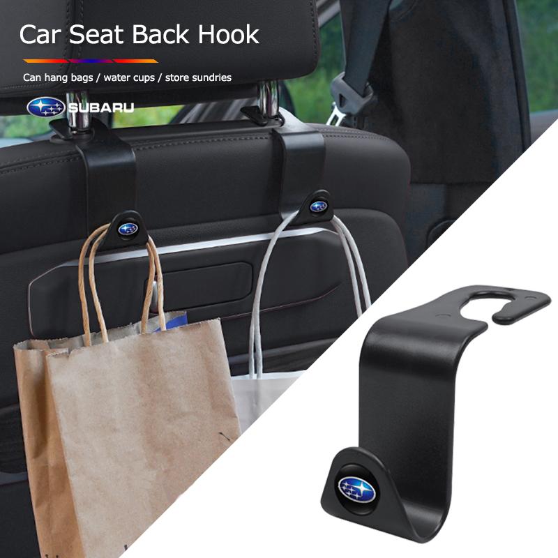 2Pcs Car Logo Seat Back Storage Hooks Organizer Accessories For Subaru Impreza Legacy Outback WRX STI BRZ Forester Levorg Ascent uyu8