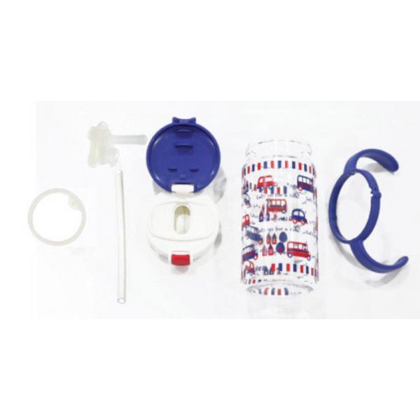 Чашка соломенная Richell AQ, 200 мл, 1 шт., темно-синий