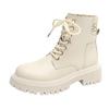 Fashion Shoes for Women 2024 High Quality Side Zip Women Boots Winter Round Toe Plush Fleece for Warmth Solid Short Barrel Fashion Boots