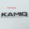 Car Sticker 1pc Metal For SKODA Octavia Superb RAPID FABIA KAMIQ KODIAQ YETI Car Emblem Letter Badge Rear Tail Trunk Sticker Dec   NL6