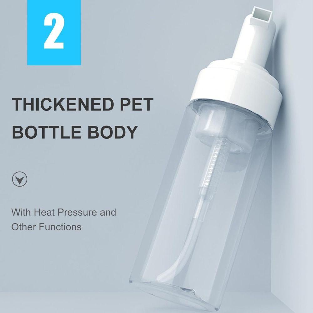 Plastic Foam Pump Bottle Clear Foam Bottle Portable Refillable Bottle  Cosmetics Packaging