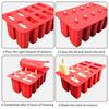 10 Cavity Popsicle Silicone Molds Food Grade Ice Pop Cream Maker Homemade Kitchen Silicone Popsicle Mold Frozen BPA Free