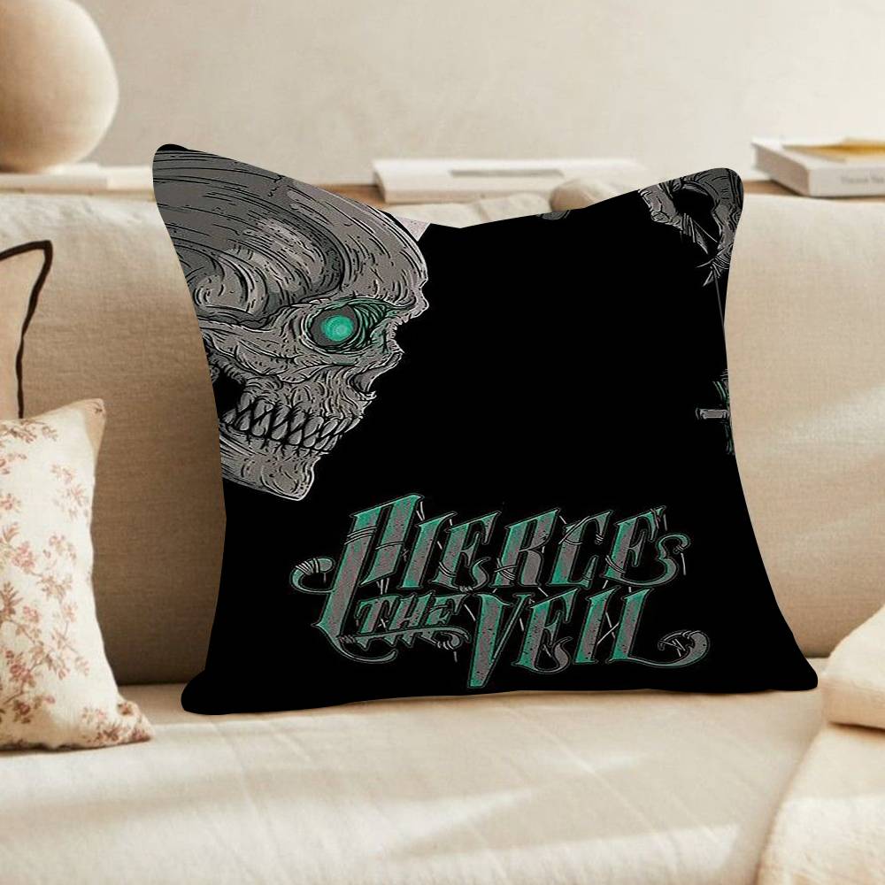 Band PPierce The Veil Cushion Cover Inches Farmhouse Decor Home Throw Pillow Covers for Couch Decorations