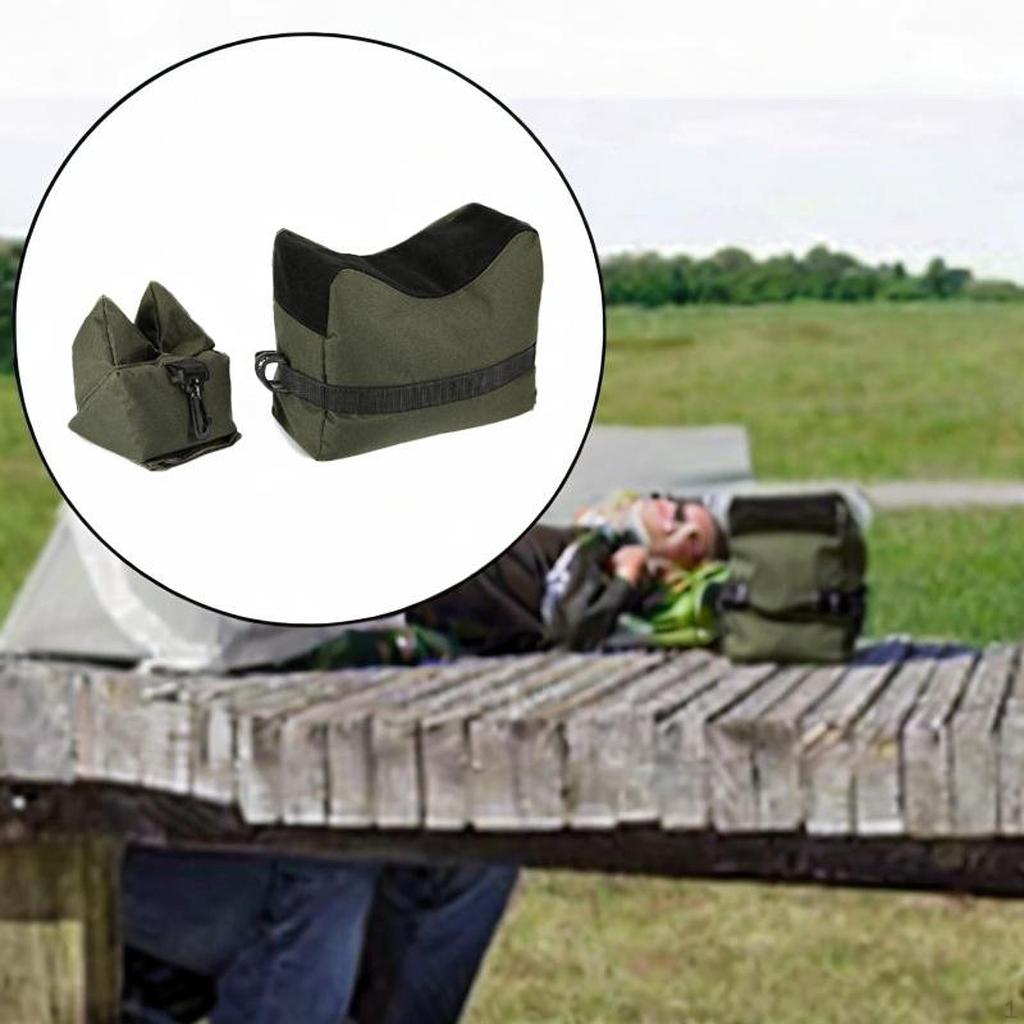 2Pcs Shooting Sand Bag Set Rest Support Sandbags for Outdoor Sports Picnic