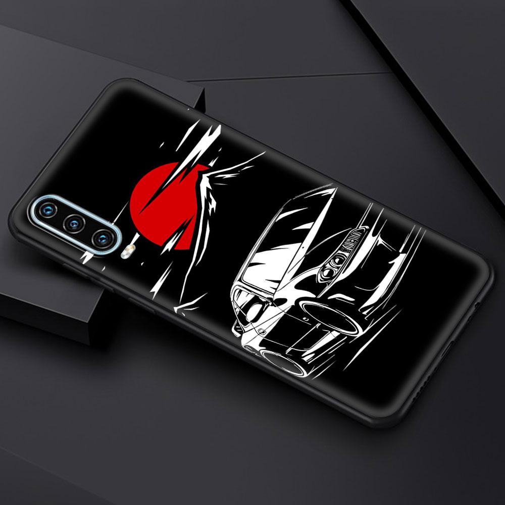 Япония JDM спортивные автомобили мужской чехол для телефона для Huawei P30 Lite P50 Pro P20 P40 Lite EP Smart Z 2021 Y6 Y7 Y9 2019 Y6p Y9s чехол