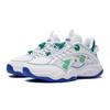 Li Ning Comfortable Lightweight Low-Top Basketball Shoes Kids Sneakers White Green YKBS052-53