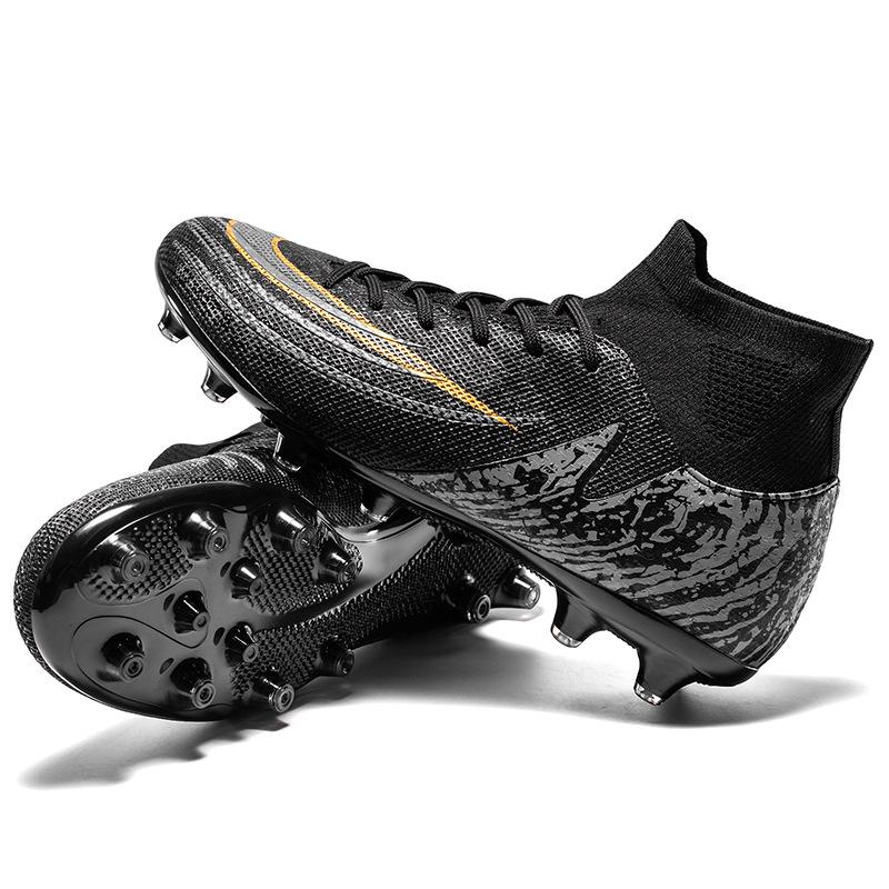 High-top Football Shoes Competition AG Long Nails Football Shoes Broken Nails Training Shoes Football Men's One Piece 2025