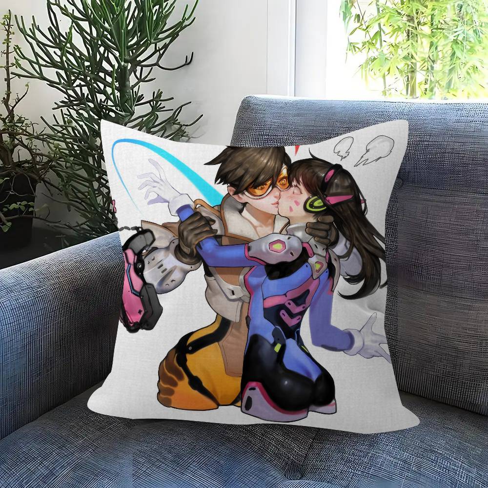 Pop Game OOverwatch Anime pillow cover sofa cushion cover home room decoration children gift