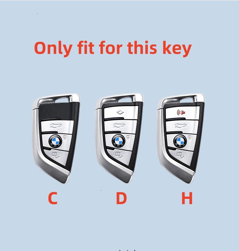 ORWI7 Zinc Alloy Car Key Cover Case Keychain For BMW Series i3 i4 F48 F39 F25 F26 F15 F16 G08 G30 G20 F01 F02 F06 F13 X1 Accessories