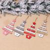 Decorative Wooden Christmas Pendants For Tree And Home Party Enjoyment