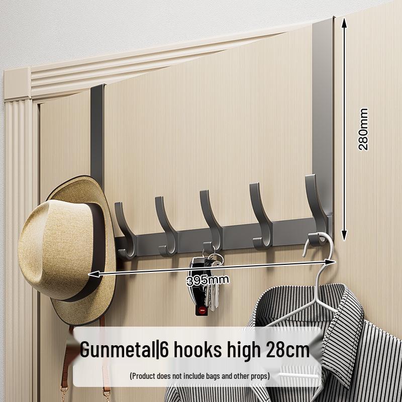Over-the-Door No-Drill Coat Rack & Clothes Hook