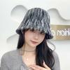 Autumn and Winter New Versatile Bucket Hat Outdoor Cold Ear Protection Basin Hat Student Fashion Face Small Plaid Bucket Hat