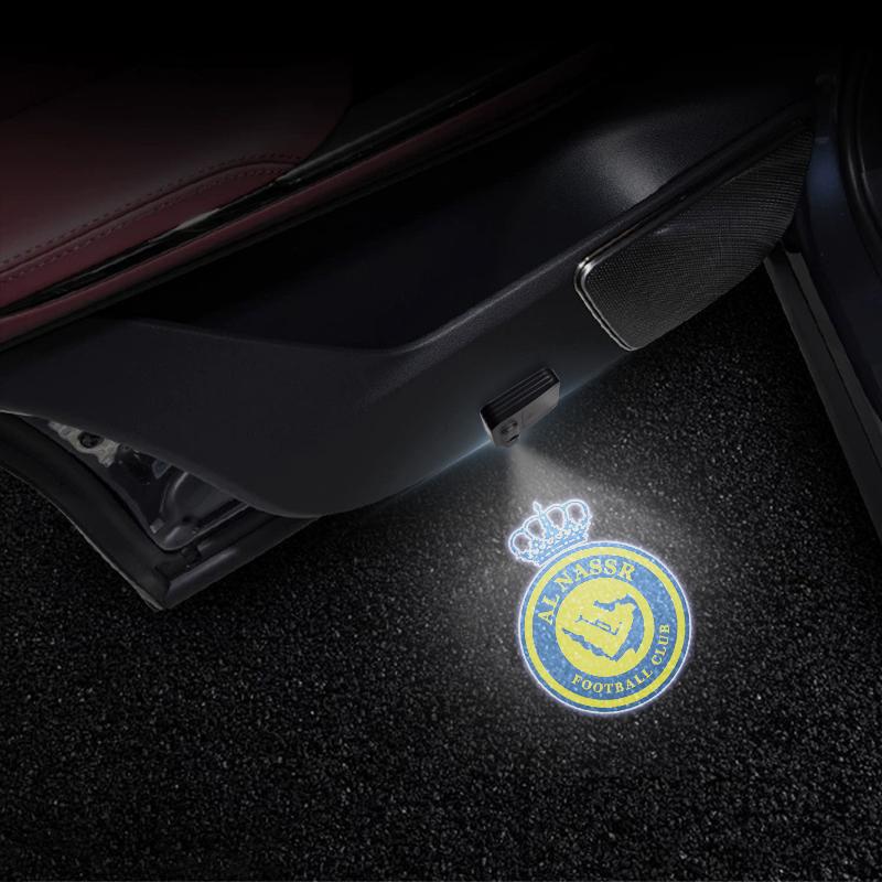 LED Saudi Arabian Football Logo Car Door Courtesy Light Projector Welcome Lamp For Toyota Jeep Hyundai Geely MG BYD Chery Honda ajm256