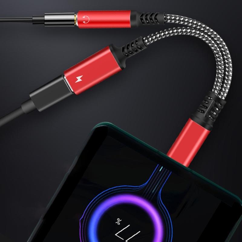 Одновременная зарядка и звук USB C адаптер для чистого звука на телефоне и устройствах