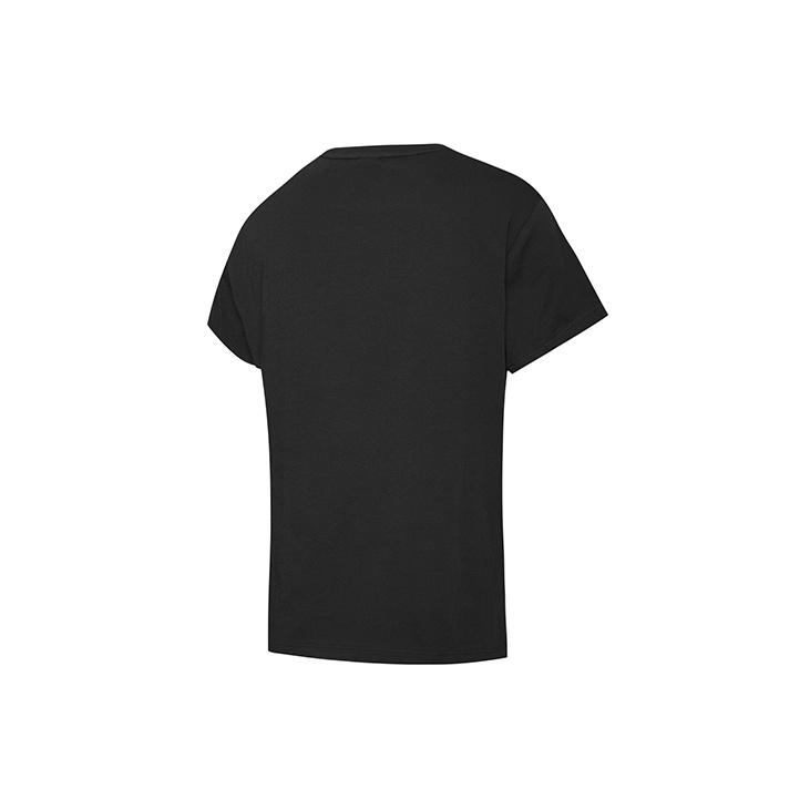 Puma Футболка с коротким рукавом с логотипом Classics Женские топы Черная 596512-71