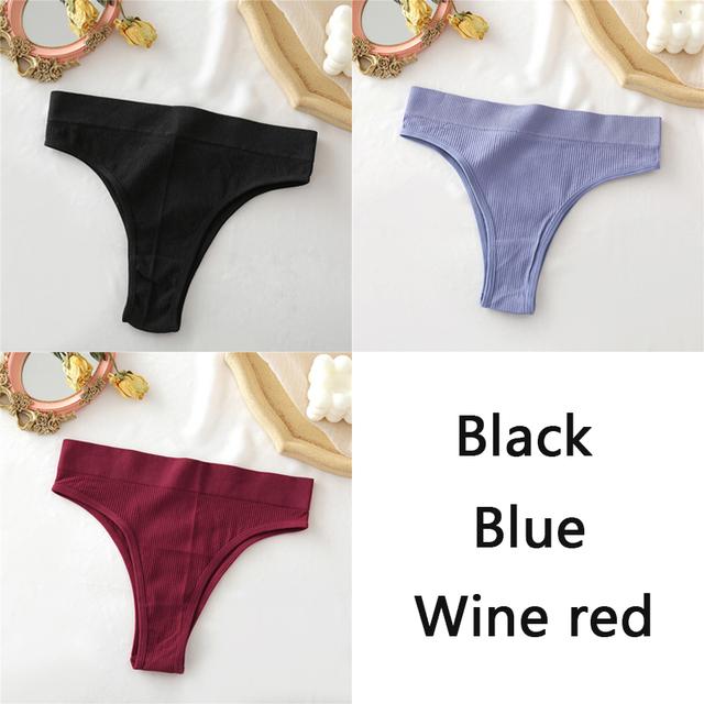 Women's Panties Seamless High Waisted Underwear Women Comfortable Panties Women Sexy Underpants For Women 3PCS/Set