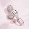 Delicate Tulip Flower Brooch For Women Elegant Suit Brooch Collar Pin Jewelry