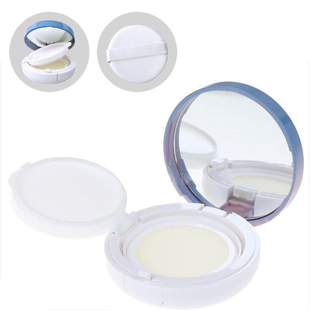 С пуховкой Пустая пуховка для аэропудры Контейнер для косметики Кейс для макияжа Контейнер для BB-крема