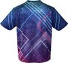 Nittaku Bright Neon Table Tennis Size L Shirt, J.T.T.A (Japan Association) Approved, NW2212, Navy,