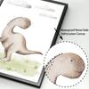Мультфильм динозавр белые облака трава детская настенная живопись на холсте плакаты на скандинавскую тему и принты настенные панно для декора комнаты для маленьких мальчиков