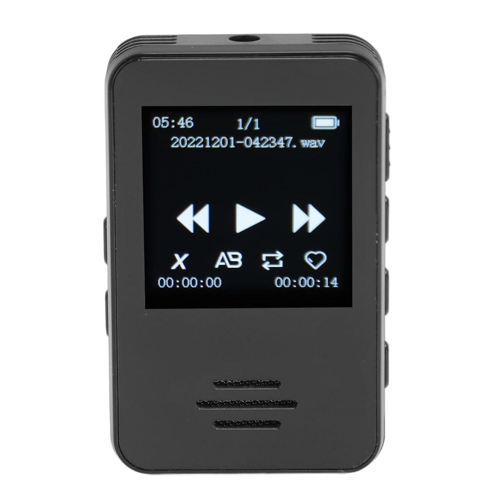 32 ГБ 1,33-дюймовый цифровой диктофон IPS высокой четкости Портативный диктофон Bluetooth5.2 для