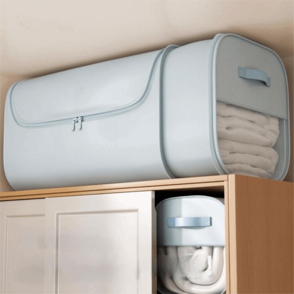Visible Quilt Storage Bag Large Capacity Blanket Storage Organizer Clothes Storage Bag for Bedroom