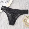 Lace Panties for Women Sexy and Fashion with Leaf Pattern Lace Underwear Pantie Ultra-thin See-through G-string Underwear Thong