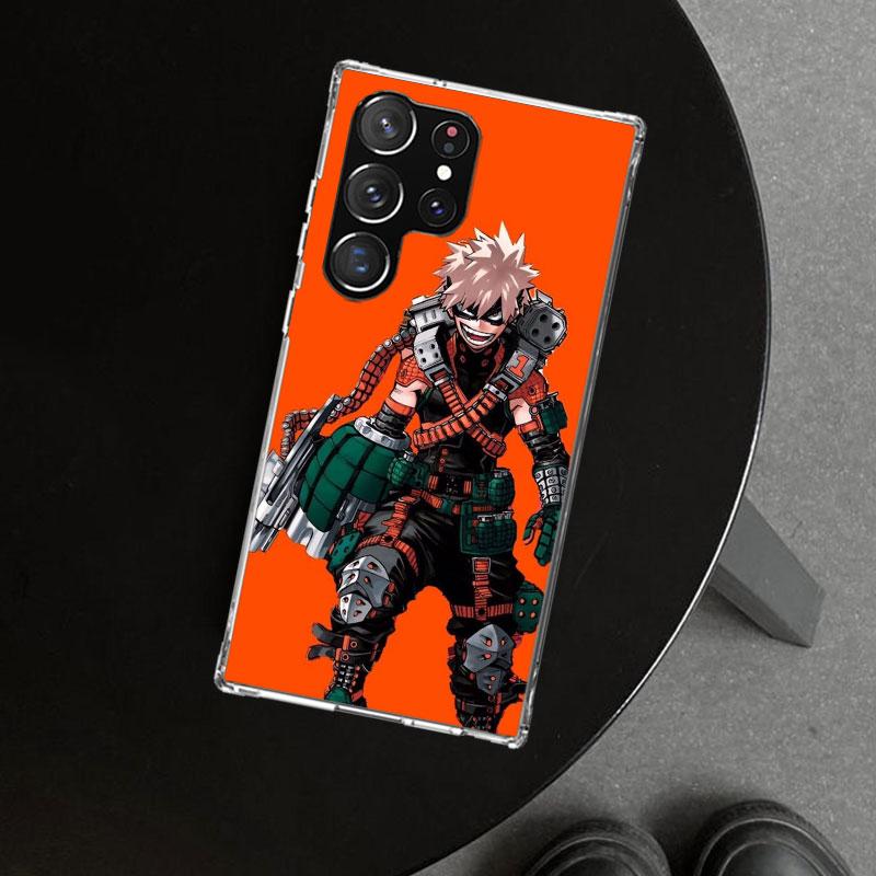 Чехол для телефона Katsuki Bakugo MHA My Hero для Samsung Galaxy S26 S25 Edge S24 S23 Ultra S22 Plus S21 FE S20 + Арт Индивидуальный