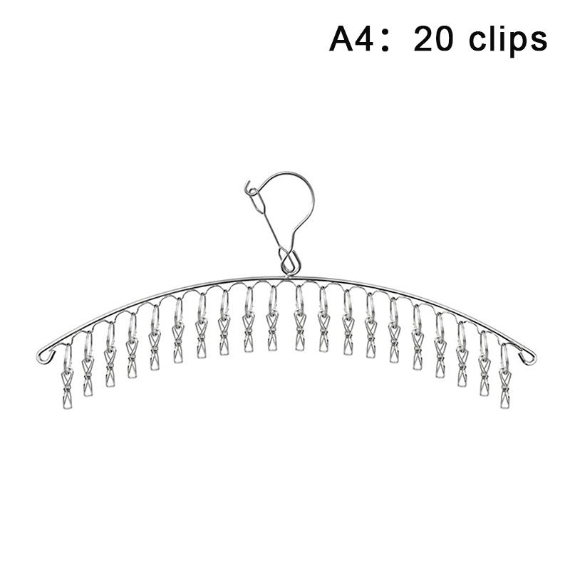 6-20 колышек, вешалка для сушки одежды из нержавеющей стали, ветрозащитная вешалка для одежды, зажимы для носков, вешалка для белья, вешалка для белья, держатель для носков