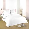 Flat Sheet - ALICIA RANGE - 240x300 CM - 100% COTTON - White - Superior Quality