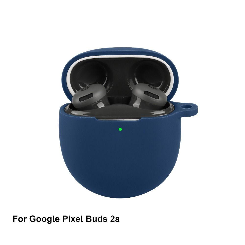 with Keyring Earphone Case Silicone Headphone Protective Case for Google Pixel Buds 2a