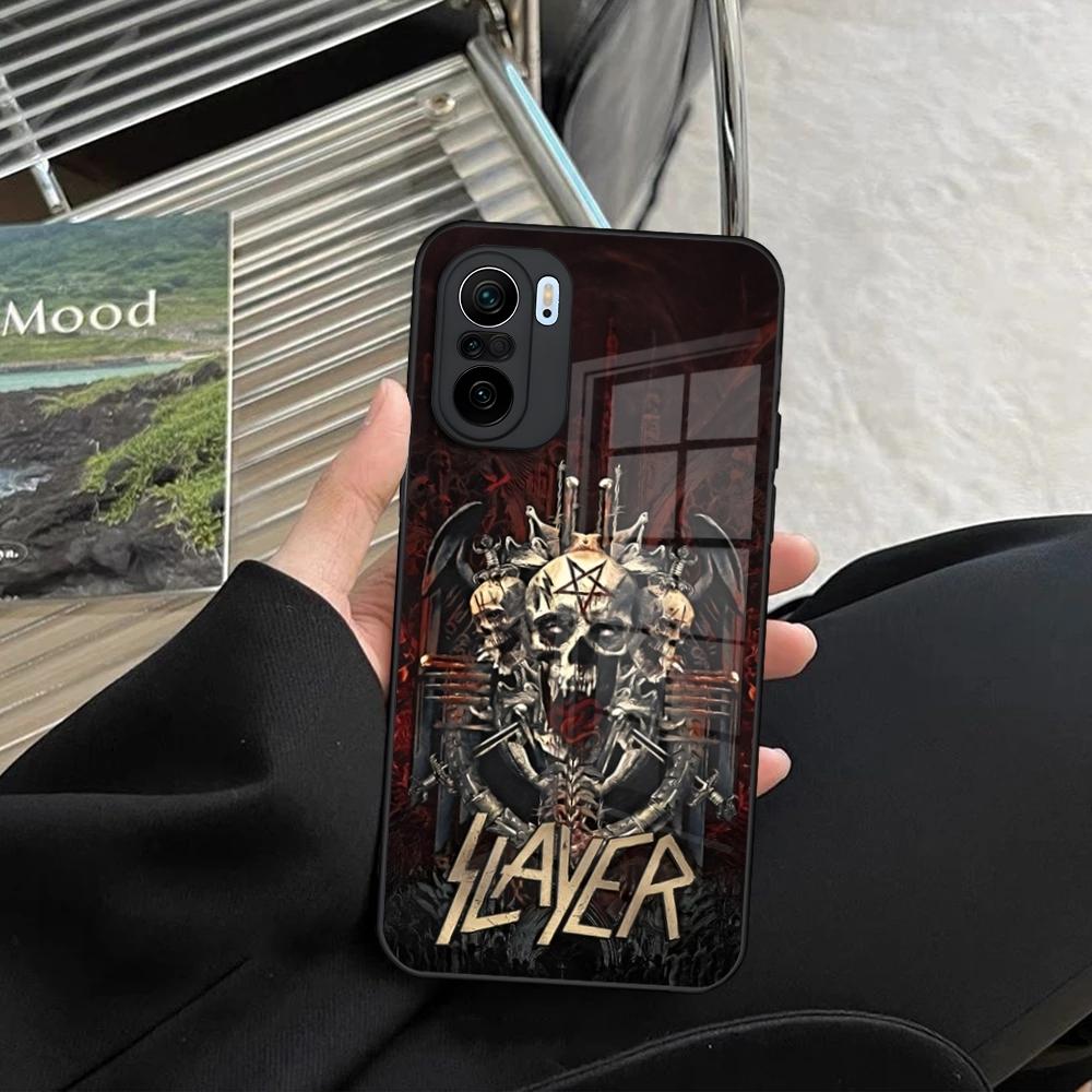 Чехол для телефона Slayer Heavy Metal Rock Band для Xiaomi Redmi Note 14 13 12 11 Ultra Pro Lite 5G закаленное стекло