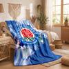 Blackburn Rovers Football Print Flannel Blanket Soft Warm Sofa Bed Throw Blanket For Home Office Bedroom