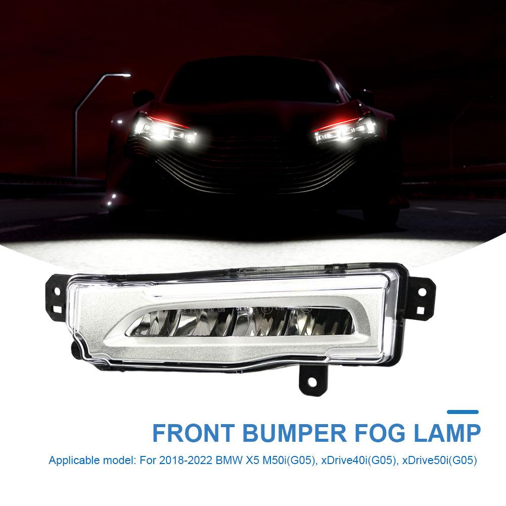 63177406365 63177406366 Car Front Fog Light Lamp LED Daytime Running Light For BMW X5 X6 X7 G05 G06 G07 2018-2020