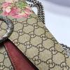 [Pre-Owned] Dionysus GG Blooms Tiger Head Buckle Logo Canvas And Leather Chain Shoulder Bag - Fair #1PSCZRD