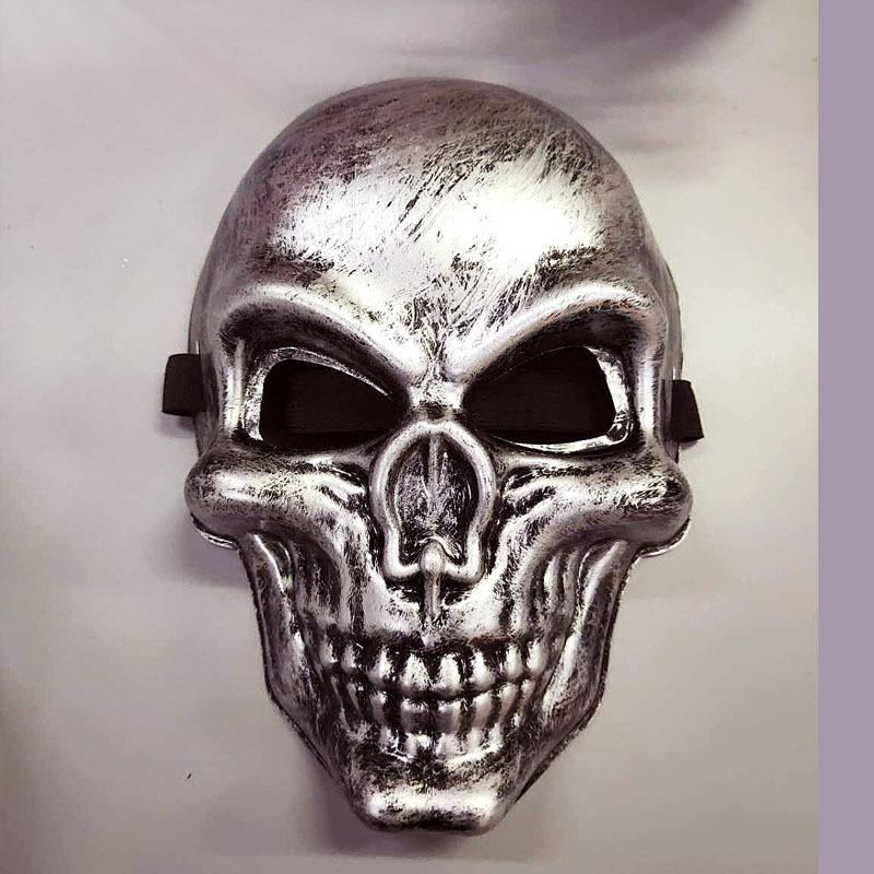 Halloween Horror Mask White Skull Masquerade Holiday Party Performance Mask