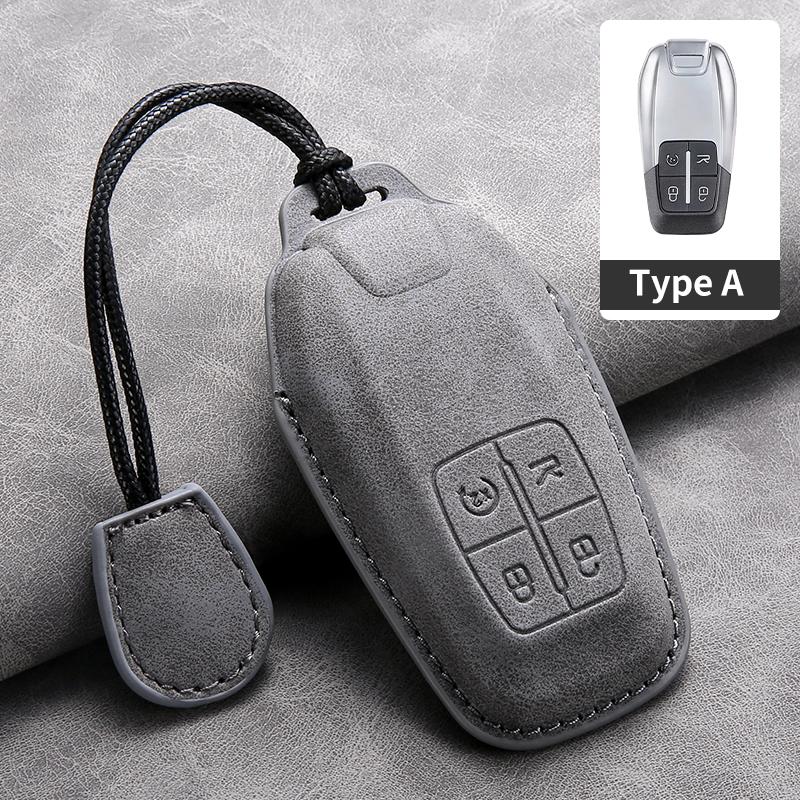 For Ferrari To Genesis Car Smart Key Case Cover Key Pack Remote Protection Sleeve Buckle Rope Special Accessories Multi Styles