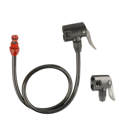 Bicycle Air Pump Extension Tube Extra-long Heat-Resistant Universal Bike Air Pump Connector Tire Inflator Nozzle Accessories