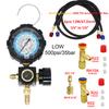 R410A Recharge Kit AC Charging Hose R134A R22 Manifold Gauge Hose Kit for Air Condition Refrigeration Charging R410A Adapter