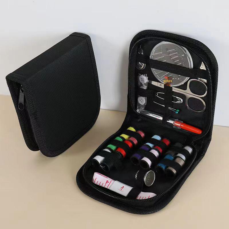 Portable Hand Sewing DIY Kit - Multifunctional Sewing Box for Clothes - Needles, Thread, Storage Set