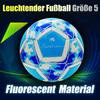 Флуоресцентный футбольный мяч Fantecia размера 5 для тренировок и любительских игр, светящийся в темноте, 5,