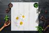 Glass stovetop protector 50x52 Flower