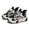 HOBIBEAR Plush Boys Girls Winter Lightly Padded Sports Footwear Outdoor Casual Warm Furry Sneakers