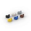 MOC 10PCS Puzzle Particle 68013 Cylinder Building Blocks Half 1x2x1 High-Tech Bricks DIY Toy Children Birthday Gift Dropshipping